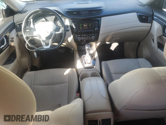 2019 Nissan Rogue SV with VIN JN8AT2MV9KW385818, listed as a Copart auction lot 47407625 with 54,964 mi miles and Salvage Title. Bid and sale history available at carsss.com. Image 8.