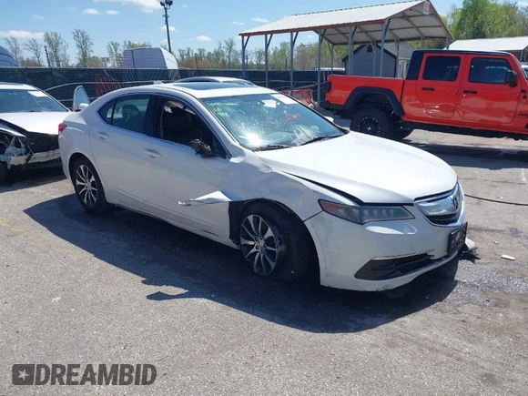 2016 Acura TLX with VIN 19UUB1F35GA000603, listed as a IAAI auction lot 41981464 with 168,783 mi miles. Bid and sale history available at carsss.com. Image 1.