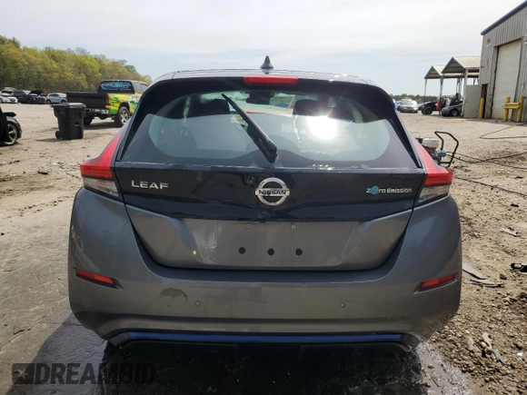 2022 Nissan LEAF S with VIN 1N4AZ1BV2NC558484, listed as a Copart auction lot 50522405 with 35,355 mi miles and Non Repairable. Bid and sale history available at DreamBid. Image 6.