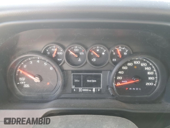 2022 Chevrolet Silverado 1500 Work Truck with VIN 1GCRDAED9NZ521332, listed as a Copart auction lot 54784165 with 108,955 mi miles and Salvage Title. Bid and sale history available at DreamBid. Image 9.