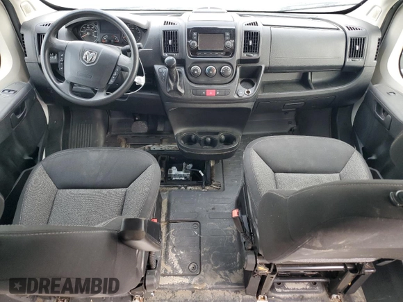 2020 Ram ProMaster Cargo with VIN 3C6TRVDG2LE101664, listed as a Copart auction lot 46073795 with 89,534 mi miles and Non Repairable. Bid and sale history available at carsss.com. Image 8.