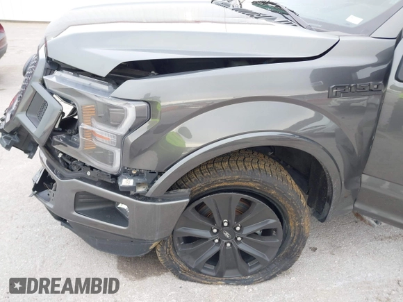 2020 Ford F-150 XL with VIN 1FTFW1E47LFC74601, listed as a IAAI auction lot 41238768 with 50,018 mi miles. Bid and sale history available at carsss.com. Image 18.
