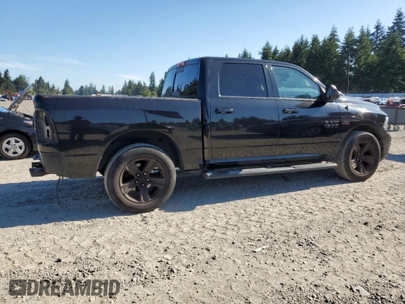 2015 Ram 1500 Sport with VIN 1C6RR7MT1FS765801, listed as a Copart auction lot 64068035 with 88,783 mi miles and Salvage title. Bid and sale history available at DreamBid. Image 3.