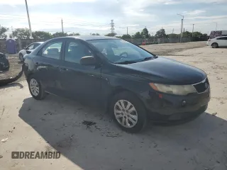 2012 Kia Forte LX with VIN KNAFT4A26C5590007, listed as a Copart auction lot 76022474 with 154,575 mi miles and Salvage Title. Bid and sale history available at carsss.com. Image 4.