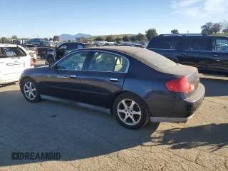 2003 Infiniti G35 w/Leather z VIN JNKCV51E23M015424, wystawiony jako Copart lot #87714105 z przebiegiem 174 773 mil mil oraz Szkoda całkowita • Salvage title. Historia ofert i sprzedaży dostępna na DreamBid. Obrazek 2.
