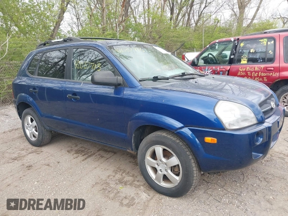 2007 Hyundai Tucson GLS with VIN KM8JM12B37U504070, listed as a IAAI auction lot 42037713 with 118,102 mi miles. Bid and sale history available at carsss.com. Image 12.