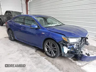 2018 Acura TLX w/A-SPEC Pkg with VIN 19UUB2F68JA006094, listed as a IAAI auction lot 41680053 with 101,959 mi miles. Bid and sale history available at carsss.com. Image 1.