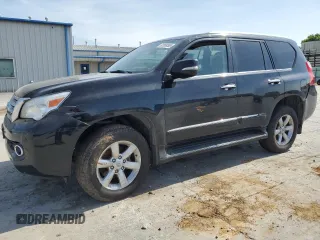 2012 Lexus GX 460 with VIN JTJBM7FX6C5043773, listed as a Copart auction lot 62099385 with 166,389 mi miles and Salvage title. Bid and sale history available at DreamBid. Image 1.