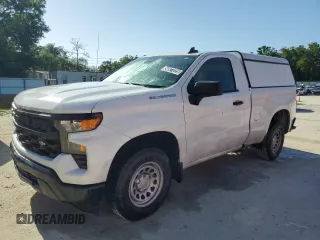 2023 Chevrolet Silverado 1500 Work Truck with VIN 3GCNAAEK3PG354605, listed as a Copart auction lot 54877225 with 121,592 mi miles and Clean Title. Bid and sale history available at DreamBid. Image 1.