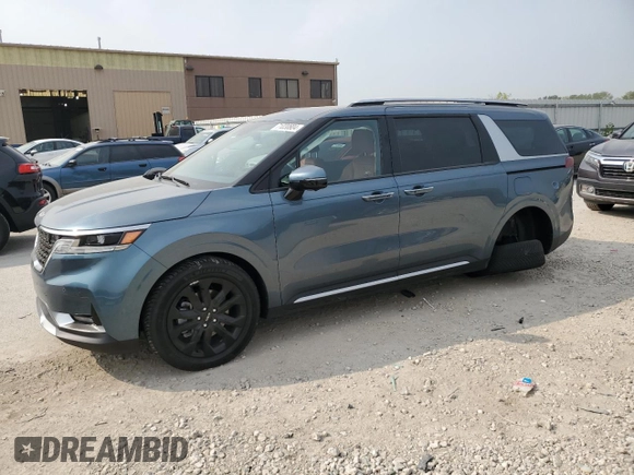 2023 Kia Carnival SX with VIN KNDNE5H39P6221588, listed as a Copart auction lot 71030804 with 23,889 mi miles and Salvage Title. Bid and sale history available at carsss.com. Image 1.