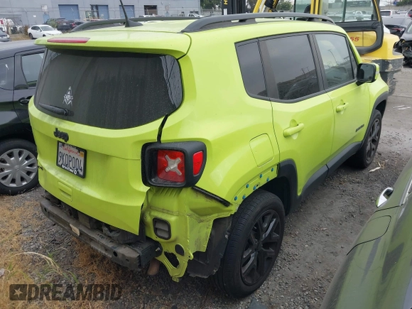 2018 Jeep Renegade Latitude with VIN ZACCJBBB1JPH86908, listed as a IAAI auction lot 42290840 with 82,517 mi miles and . Bid and sale history available at DreamBid. Image 4.