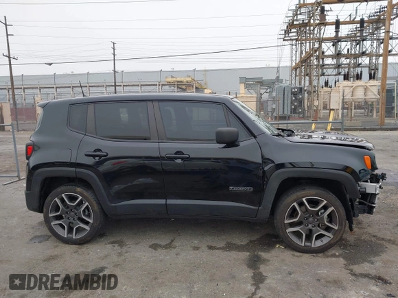 2021 Jeep Renegade Upland with VIN ZACNJDAB1MPN08338, listed as a IAAI auction lot 42042639 with 26,849 mi miles and . Bid and sale history available at DreamBid. Image 14.