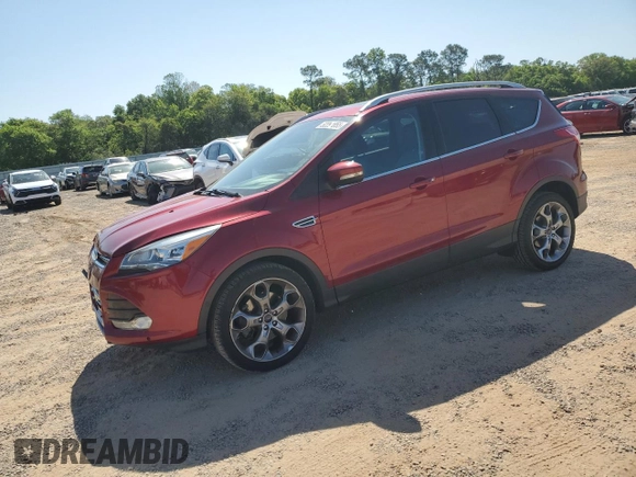 2015 Ford Escape Titanium with VIN 1FMCU0J99FUB10833, listed as a Copart auction lot 52291855 with 119,666 mi miles and Salvage Title. Bid and sale history available at DreamBid. Image 1.