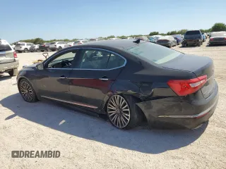 2015 Kia Cadenza Premium with VIN KNALN4D79F5180018, listed as a Copart auction lot 73939274 with 154,462 mi miles and Salvage Title. Bid and sale history available at carsss.com. Image 2.