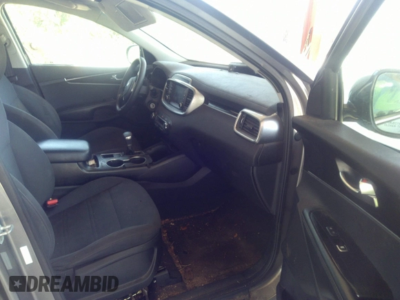 2019 Kia Sorento LX V6 with VIN 5XYPG4A52KG440780, listed as a IAAI auction lot 41673576 with 125,740 mi miles. Bid and sale history available at carsss.com. Image 5.