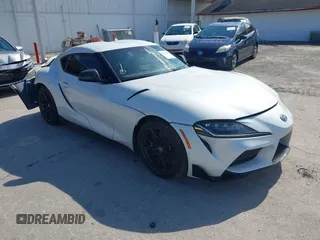 2024 Toyota Supra 3.0 with VIN WZ1DB0G02RW066224, listed as a IAAI auction lot 42243491 with 20,672 mi miles and . Bid and sale history available at DreamBid. Image 1.