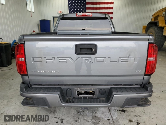 2022 Chevrolet Colorado 2WD LT with VIN 1GCHSCEA3N1175893, listed as a Copart auction lot 58894825 with 69,208 mi miles and Clean title. Bid and sale history available at DreamBid. Image 6.