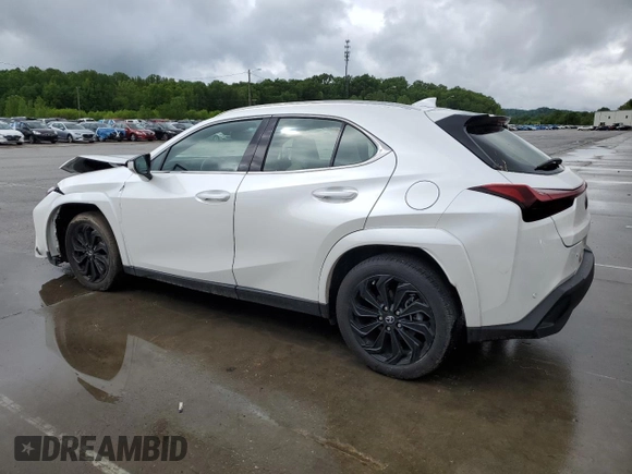 2023 Lexus UX 250h Premium with VIN JTHP9JBH5P2065064, listed as a Copart auction lot 55804155 with 25,204 mi miles and Salvage title. Bid and sale history available at DreamBid. Image 2.