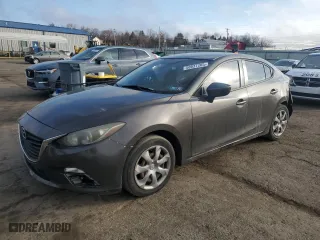 2014 Mazda Mazda3 i Sport with VIN JM1BM1U78E1144505, listed as a Copart auction lot 50037205 with 129,344 mi miles and Salvage Title. Bid and sale history available at carsss.com. Image 1.