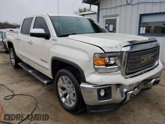 2014 GMC Sierra 1500 SLT with VIN 3GTU2VEC1EG382439, listed as a Copart auction lot 51769985 with 124,125 mi miles and Salvage Title. Bid and sale history available at DreamBid. Image 4.