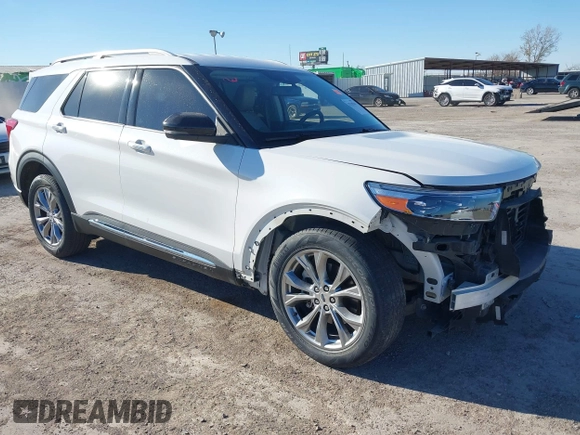 2022 Ford Explorer Limited with VIN 1FMSK7FH0NGA33115, listed as a IAAI auction lot 41328784 with 48,292 mi miles. Bid and sale history available at carsss.com. Image 1.
