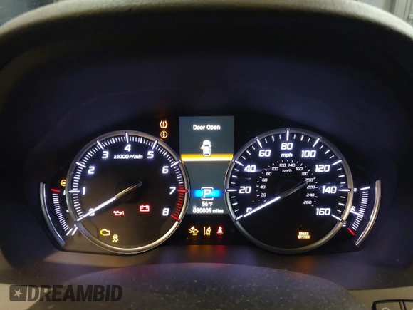 2020 Acura MDX with VIN 5J8YD4H32LL026682, listed as a IAAI auction lot 41977292 with 80,009 mi miles and . Bid and sale history available at DreamBid. Image 7.
