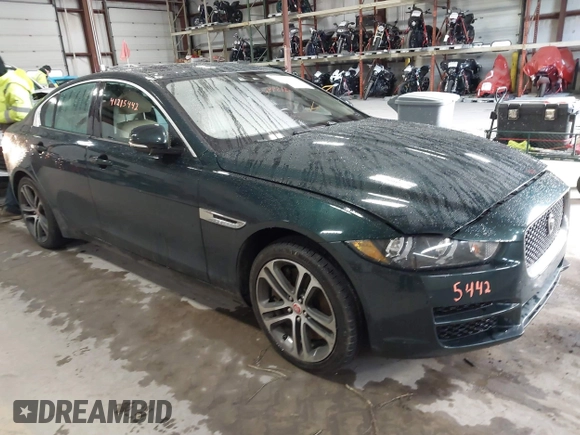 2017 Jaguar XE 35t Premium with VIN SAJAJ4BV8HA965939, listed as a IAAI auction lot 41215442 with 81,247 mi miles. Bid and sale history available at carsss.com. Image 1.
