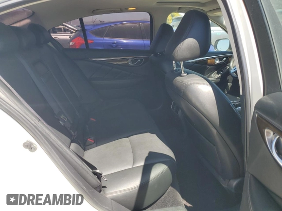 2018 Infiniti Q50 Luxe with VIN JN1EV7AP5JM354427, listed as a Copart auction lot 61447855 with 66,320 mi miles and Salvage title. Bid and sale history available at DreamBid. Image 10.