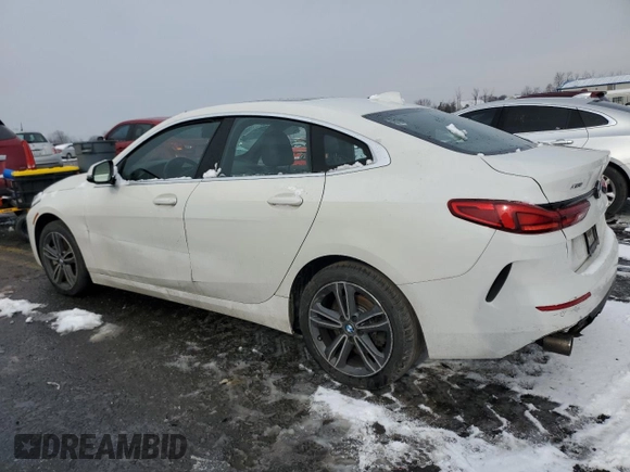 2021 BMW 2 Series 228i xDrive with VIN WBA73AK00M7G34687, listed as a Copart auction lot 43395285 with 34,868 mi miles and Salvage Title. Bid and sale history available at carsss.com. Image 2.