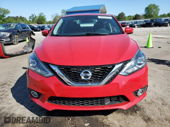 2017 Nissan Sentra SR with VIN 3N1AB7AP1HY351300, listed as a Copart auction lot 52052435 with 86,700 mi miles and Salvage Title. Bid and sale history available at carsss.com. Image 5.