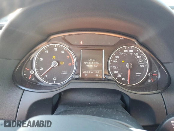 2016 Audi Q5 Premium Plus with VIN WA1L2AFP7GA058347, listed as a Copart auction lot 45809295 with 78,063 mi miles and Salvage Title. Bid and sale history available at carsss.com. Image 9.