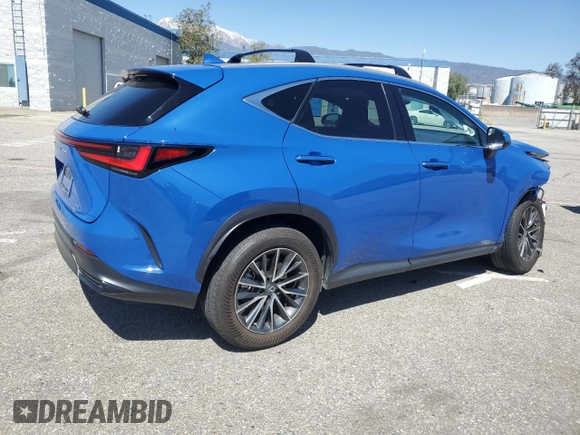 2023 Lexus NX with VIN 2T2AGCEZ2PC023820, listed as a Copart auction lot 49830965 with 22,281 mi miles and Salvage Title. Bid and sale history available at carsss.com. Image 3.