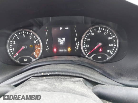 2016 Jeep Renegade Latitude with VIN ZACCJBBTXGPC51013, listed as a IAAI auction lot 41708394 with 150,512 mi miles. Bid and sale history available at carsss.com. Image 7.