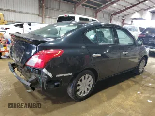 2019 Nissan Versa SV with VIN 3N1CN7AP1KL851784, listed as a Copart auction lot 60997845 with 96,799 mi miles and Salvage title. Bid and sale history available at DreamBid. Image 3.