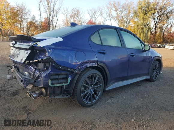 2022 Subaru WRX Limited with VIN JF1VBAN69N8029241, listed as a Copart auction lot 77964074 with 13,206 mi miles and Salvage Title. Bid and sale history available at carsss.com. Image 3.