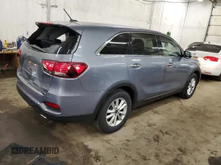 2020 Kia Sorento LX V6 with VIN 5XYPG4A5XLG613172, listed as a Copart auction lot 49513745 with 120,142 mi miles and Salvage Title. Bid and sale history available at carsss.com. Image 3.