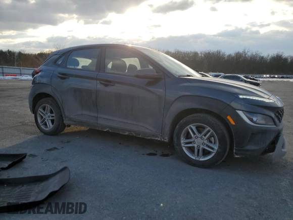 2022 Hyundai Kona SE with VIN KM8K2CAB6NU915757, listed as a Copart auction lot 42682815 with 27,967 mi miles and Salvage Title. Bid and sale history available at carsss.com. Image 4.