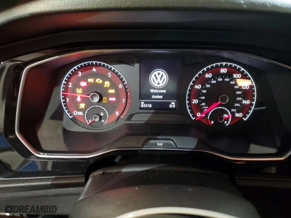 2019 Volkswagen Jetta S with VIN 3VWCB7BU8KM137877, listed as a Copart auction lot 48354255 with 83,318 mi miles and Salvage Title. Bid and sale history available at carsss.com. Image 9.