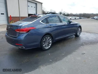 2016 Hyundai Genesis 3.8L with VIN KMHGN4JEXGU106388, listed as a IAAI auction lot 41781861 with 64,285 mi miles. Bid and sale history available at carsss.com. Image 4.