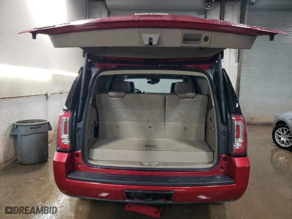 2015 GMC Yukon SLT with VIN 1GKS2BKC3FR619254, listed as a Copart auction lot 48015895 with 187,073 mi miles and Salvage Title. Bid and sale history available at carsss.com. Image 6.