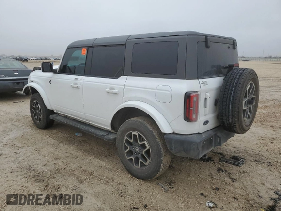 2023 Ford Bronco z VIN 1FMEE5BP3PLB45231, wystawiony jako Copart lot #42771335 z przebiegiem 45 981 mil mil oraz Szkoda całkowita • Salvage title. Historia ofert i sprzedaży dostępna na DreamBid. Obrazek 2.