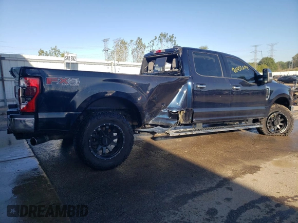 2022 Ford F-350 with VIN 1FT7W3BN2NED53597, listed as a Copart auction lot 72432694 with 32,087 mi miles and Salvage title. Bid and sale history available at DreamBid. Image 3.