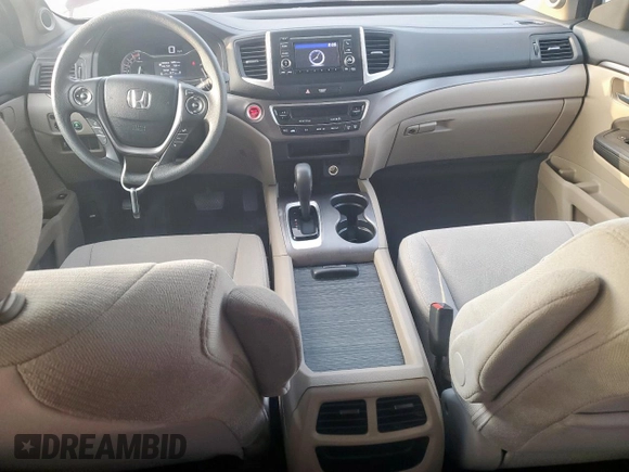 2016 Honda Pilot LX with VIN 5FNYF6H1XGB052815, listed as a Copart auction lot 51509745 with 35,343 mi miles and Clean Title. Bid and sale history available at carsss.com. Image 8.