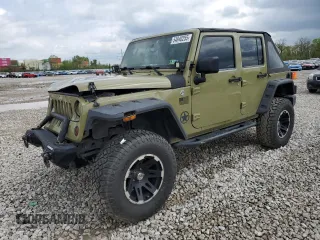 2013 Jeep Wrangler Unlimited Sport z VIN 1C4BJWDG3DL678908, wystawiony jako Copart lot #54840255 z przebiegiem 94 618 mil mil oraz Szkoda całkowita • Salvage title. Historia ofert i sprzedaży dostępna na DreamBid. Obrazek 1.