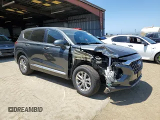 2020 Hyundai Santa Fe SE with VIN 5NMS23AD1LH175836, listed as a Copart auction lot 58008415 with 58,811 mi miles and Salvage title. Bid and sale history available at DreamBid. Image 4.