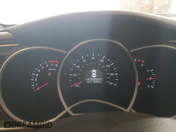 2015 Kia Optima LX with VIN 5XXGM4A72FG515417, listed as a Copart auction lot 59736425 with 96,281 mi miles and Non repairable. Bid and sale history available at DreamBid. Image 9.