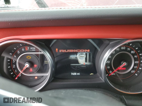 2021 Jeep Gladiator Rubicon с VIN 1C6JJTBG9ML518410, выставлен на аукционе Copart как лот 88878345 с пробегом 7 658 миль миль и Списание • Salvage title. История ставок и продаж доступна на DreamBid. Изображение 9.