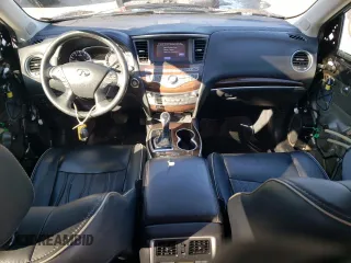 2019 Infiniti QX60 Luxe z VIN 5N1DL0MM1KC561598, wystawiony jako Copart lot #46123045 z przebiegiem 91 619 mil mil oraz Szkody całkowita. Historia ofert i sprzedaży dostępna na DreamBid. Obrazek 8.