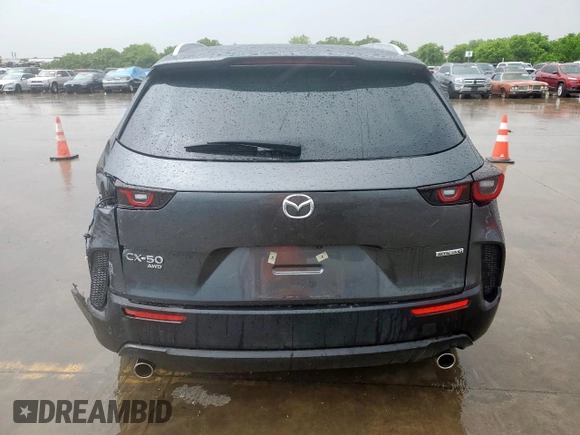 2024 Mazda CX-50 S Select with VIN 7MMVABAM1RN201535, listed as a Copart auction lot 54561715 with 9,498 mi miles and Salvage Title. Bid and sale history available at DreamBid. Image 6.
