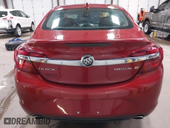 2015 Buick Regal with VIN 2G4GK5EX7F9201786, listed as a IAAI auction lot 41589776 with 130,669 mi miles. Bid and sale history available at carsss.com. Image 16.
